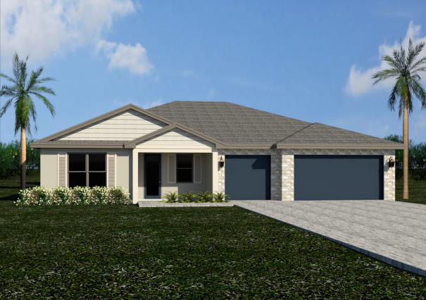 Sanibel Exterior Rendering